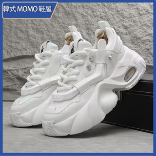 韓式MOMO鞋屋 老爹鞋男 高階感 氣墊增高鞋 輕便鞋 防滑耐磨 老爹鞋 休閒鞋 百搭小白鞋 運動鞋 老爹鞋 男鞋