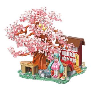 QMAN Keeppley積木 初音未來 場景積木 賞櫻季節