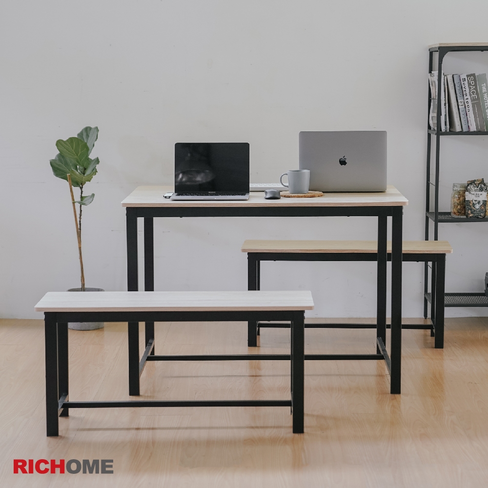 RICHOME  超值多功能桌椅組(1桌2凳)    餐桌椅     多功能桌椅   辦公桌  電腦桌    DS089