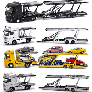 TSAI模型車販賣鋪 現貨賣場 1/64 Mercedes Benz Actros 雙層拖掛車