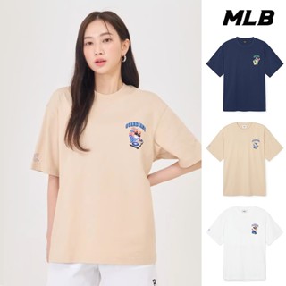 MLB 男女款 短袖T恤 Mega Bear系列 紅襪/守護者/洋基隊 (3ATSE0243-三款任選)【官方旗艦店】