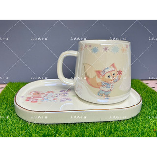 🌸呆頭鵝小舖🌸香港迪士尼達菲家族2023冬日款陶瓷杯盤組禮物餐具杯子