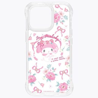 LANIS 三麗鷗正版 美樂蒂 小碎花 懶人支架手機殼【標準版透明】iPhone 16 15 14 13 Pro Max