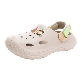 GOODYEAR固特異 戶外露營風 男女鞋 輕便厚底洞洞鞋 奶茶 / GAWP42741/K Shoes Plaza