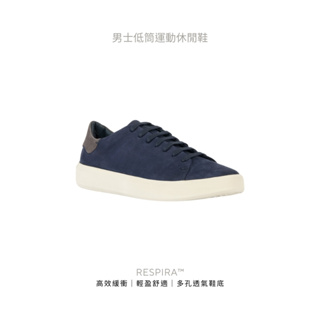 【GEOX】男士低筒運動休閒鞋｜藍/白 RESPIRA™ GM3F114-40