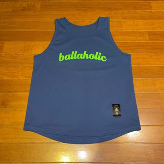 Ballaholic 日本東京街球潮流流行品牌 男藍綠運動休閒籃球背心球衣 雪碧配色百搭Logo基本款 訓練健身穿搭 M