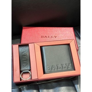 Bally 小牛皮 卡夾 短夾 加 匙扣 套裝禮盒