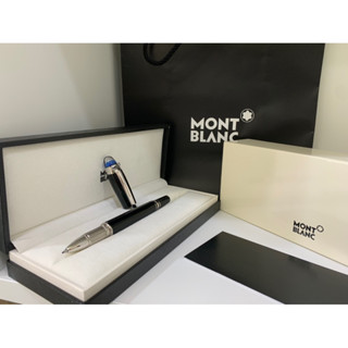 二手 Mont Blanc 萬寶龍 StarWalker 藍色 漂浮系列 鋼珠筆