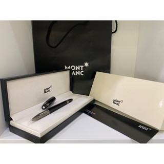 二手 Mont Blanc 萬寶龍 StarWalker 透明色 漂浮系列 鋼珠筆