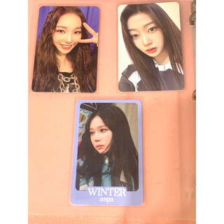送大量女團自印！Aespa 小卡 柳智敏小卡 吉小卡 冬小卡 Karina winter 小卡 專卡 專輯小卡