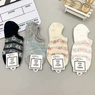【臺灣現貨】韓國製可愛蝴蝶結隱形襪 蕾絲止滑玻璃襪 紗網襪 透膚襪