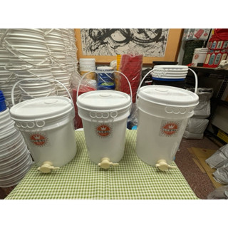 臺南百寶桶15L/18L/20L/23L雙刻度閘門式開關全新出售 雞蛋糕麵糊專用神器/食品級密封桶/濃稠液體/進氣裝置