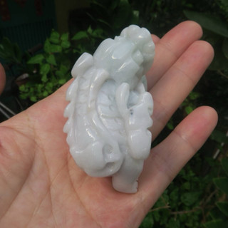 Coco緬甸玉 招財開運貔貅擺件一隻 純手工雕刻 翡翠a貨附證書 現貨在臺北市