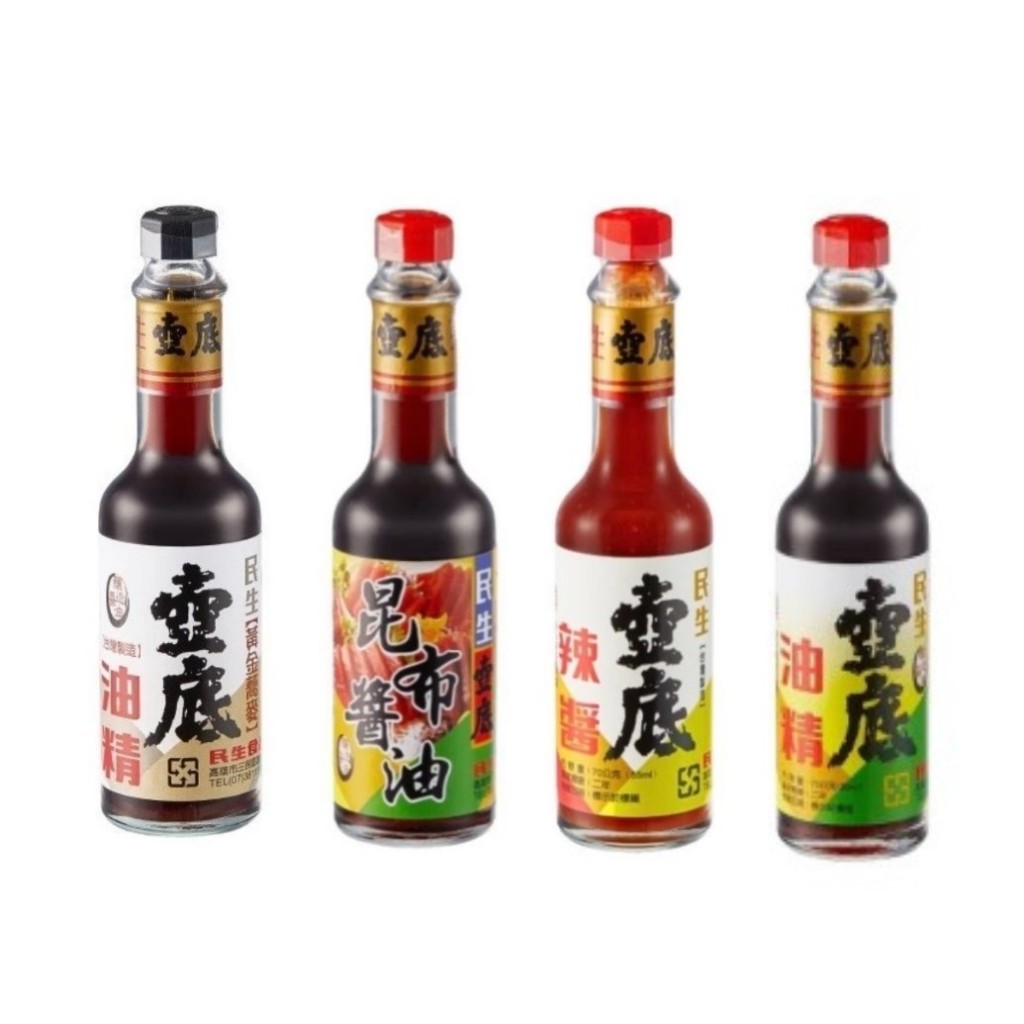 民生 黃金蕎麥壺底油精 / 壺底昆布醬油 /壺底辣醬 / 壺底油精 70g/瓶