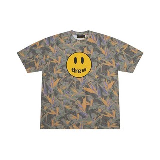 Drew house mascot ss tee drew camo 短T 短袖 笑臉 迷彩 男女通用 DREW-05