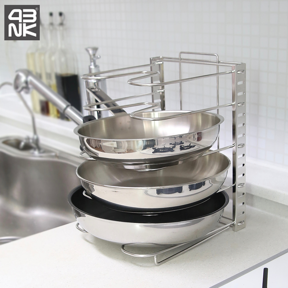 韓國4BNK不鏽鋼鍋架 層架收納｜廚房收納｜韓國製造