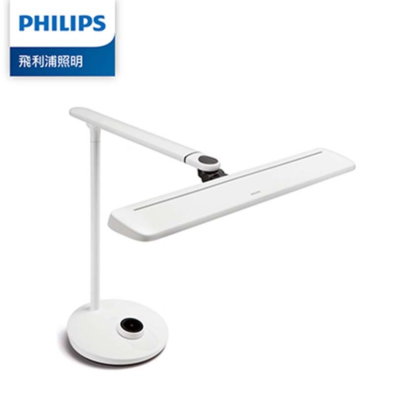 飛利浦 PHILIPS 軒泰 LED護眼檯燈 白色 PD002 /個 66168