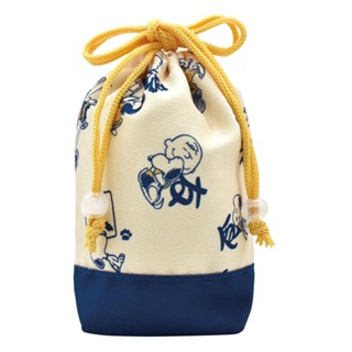 大西賢製販 Snoopy 史努比 和風筒狀束口袋 漢字 OS77011