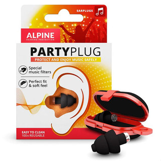 ALPINE PARTYPLUG 頂級全頻率派對耳塞 荷蘭設計 降噪 派對 專用 含攜帶鑰匙圈【原廠公司貨】