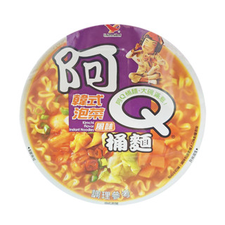 統一阿Q桶麵韓式泡菜麵[箱購]102g克 x 12Bowl碗【家樂福】