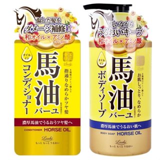 Loshi 北海道 濃厚馬油保濕沐浴乳 / 潤髮乳 【樂購RAGO】 日本製