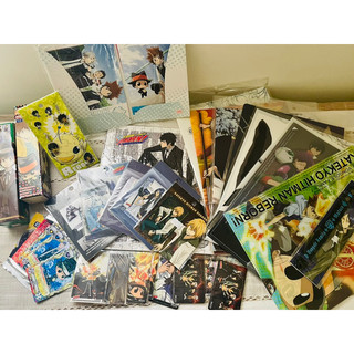 家庭教師HITMAN REBORN! 絕版周邊 資料夾 貼紙 手環 吊飾 海報 裡包恩 澤田綱吉 山本武 獄寺隼人