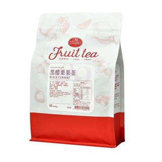 【肥麥莉】曼寧 黑醋栗果茶 40入/袋 "無咖啡因" 袋裝