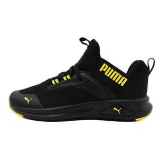 PUMA Enzo 2 Refresh AC PS 套入式 運動鞋 中童 黑黃 S0433 (38567814)
