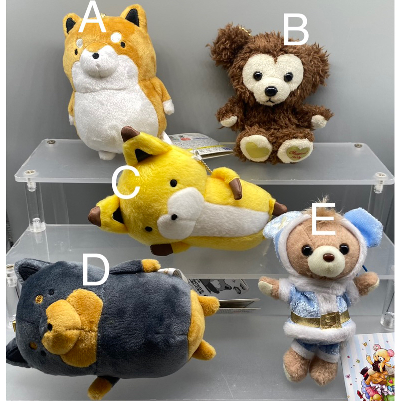 日本帶回正版mocchi 小狸貓和小狐狸  狸貓與狐狸 狐與狸 小熊吊飾 泰迪 cuddly  冬季 柴犬