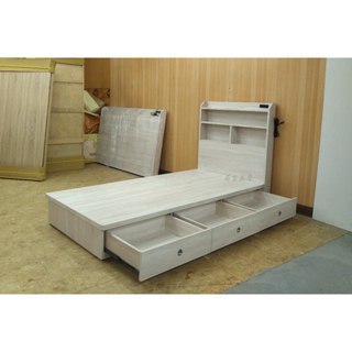 【SG居家美學】※限高雄市區※(SG4-701) 3尺/3.5尺單人.抽屜.床底.床架/床頭片.床頭(插座)