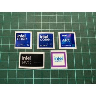 萊特 電腦效能貼紙 INTEL ULTRA I5 I7 ARC 顯示卡 EVO 2024年最新款筆電 桌機效能貼紙