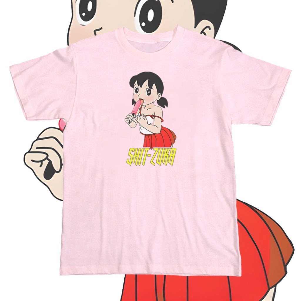 台灣出貨 純棉10色丨靜香の誘惑 翻玩 丨日系動漫丨上衣 寬鬆T恤 短袖 印花 穿搭 大尺碼