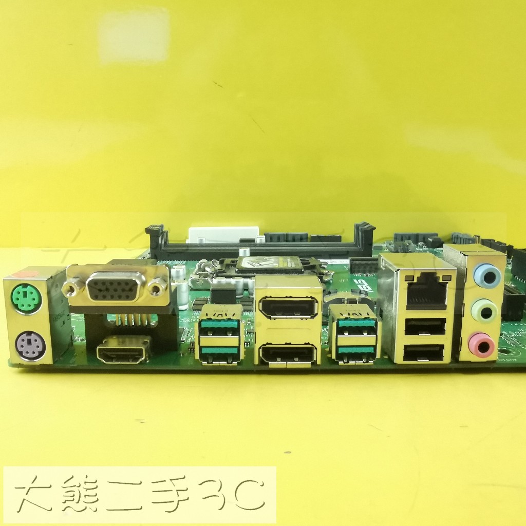 主機板 1151 ASUS ASUSPRO D640MB B360 D4x4 內顯需CPU支援 (1145)【大熊二手】