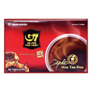 越南G7純咖啡 越南黑咖啡 越南即溶咖啡 氣無糖無奶精 越南熱銷咖啡 盒裝15包*2g