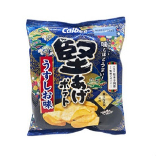 Calbee卡樂比 堅脆洋芋片-淡鹽風味 65g【Donki日本唐吉訶德】
