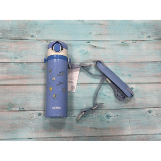 日本 THERMOS 膳魔師 不鏽鋼真空彈蓋式保冷 保溫杯 薩克斯藍 JOI-501-SAX 500ml 兒童水壺