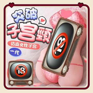 SEXY 男性情趣用品 謎姬 子宮名器二次元動漫雙穴雙通道倒模自慰套 男用自慰器 自慰套 (子宮款) 一代