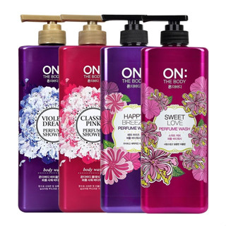 【ON THE BODY】香水沐浴精900g 甜蜜愛戀/快樂微風/粉紅甜心夢幻紫羅蘭｜臺南5顏6色香水化妝品保養品