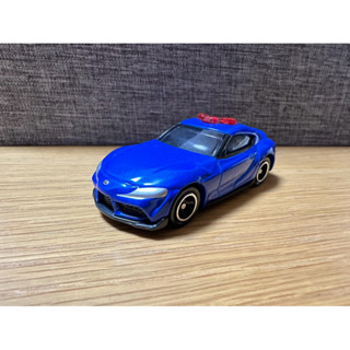 （二手） 2019年 TOMICA 多美小汽車 NO.117 Toyota GR Supra 警用模型車藍