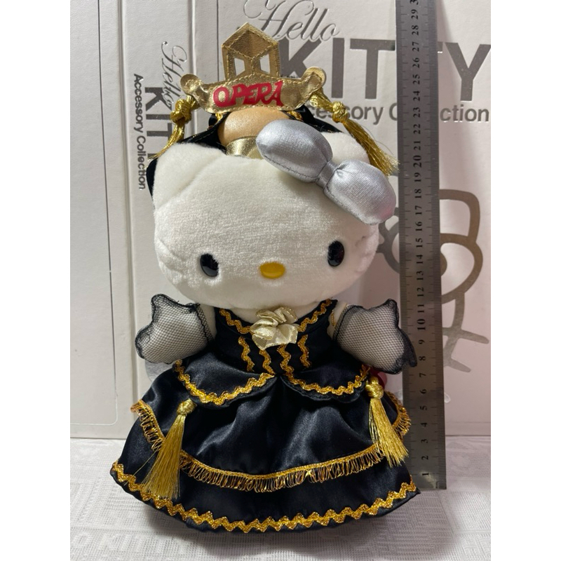 kitty 2000日本Sanrio Puroland 樂園限定 全球偉大女性（義大利歌劇歌手）絨毛娃娃（少見）