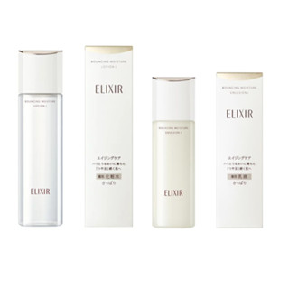 日本 資生堂 ELIXIR 怡麗絲爾 膠原彈潤精華水 170mL 彈潤精華乳 130mL 補水 緊緻 彈嫩 保濕 水潤