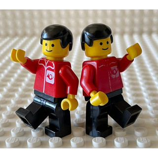 LEGO樂高 二手 絕版 城市系列 6372-1 平民 西裝頭 經典人偶 jred009