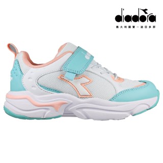 DIADORA 童鞋 中童生活時尚運動鞋 DA11130 白綠 跑步鞋 慢跑鞋 休閒鞋 運動鞋 官方旗艦店