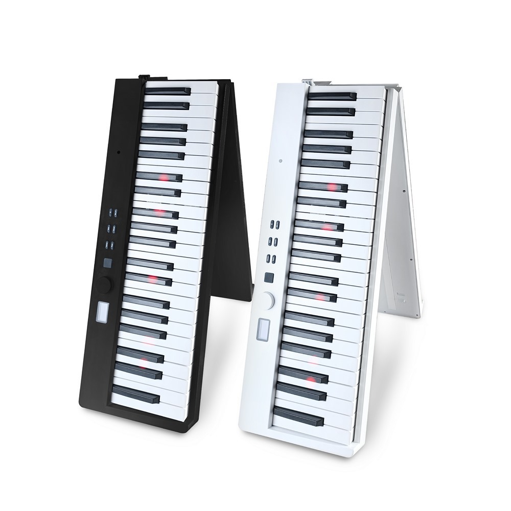 【KONIX】88鍵摺疊式電子鋼琴 Midistorm LED智慧燈光學習功能 MIDI鍵盤