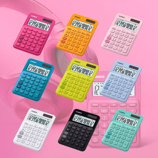 CASIO卡西歐【計算機】 MS-20UC 12 位數 迷你桌上型 時間/稅金計算 雙電力(太陽能/電池) iF 設計