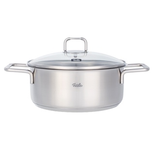 【原廠現貨免運】德國Fissler 菲仕樂漢堡系列 20cm/2.4L 淺湯鍋~德國製造｜可烤箱 可拌炒 精準刻度 湯