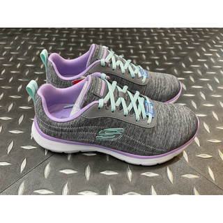 灰綠紫 SKECHERS FLEX APPEAL 5.0 運動鞋 150207WGYMT