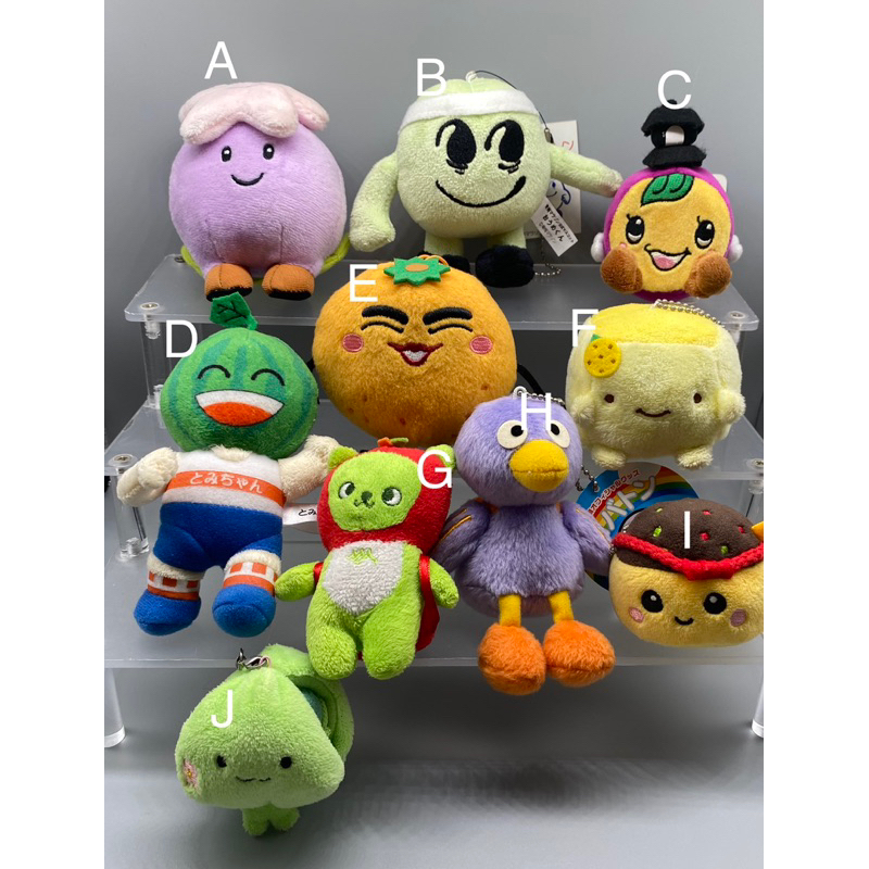 日本 吉祥物地區限定 吊飾 信州 蘋果熊 信州熊 薰衣草 青梅 蕃薯 紫薯 豆腐君 橘子 西瓜 章魚燒 京都 饅頭