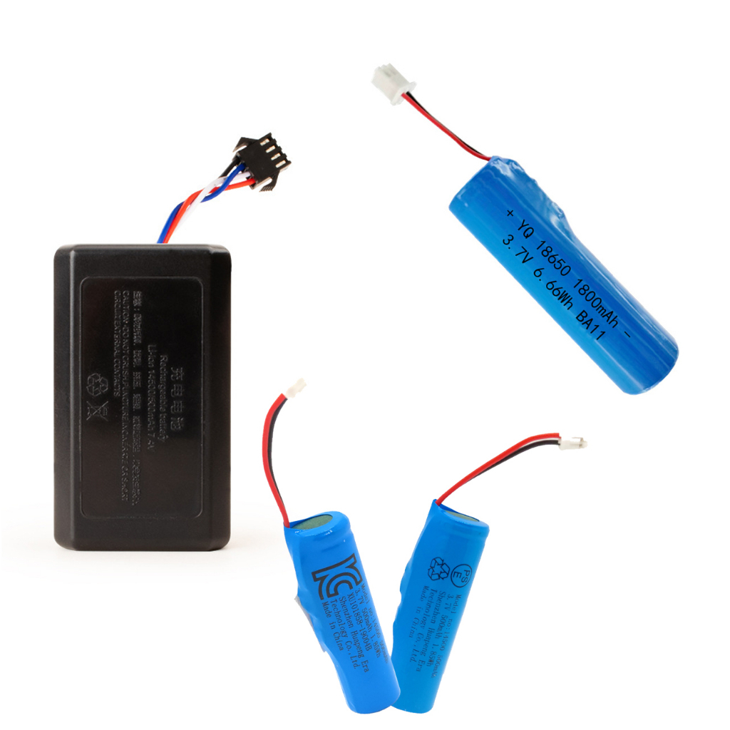 玩具水槍配件  電池 水槍電池 500電池 18650鋰電池 3.7V 單節帶線鋰電池 帶保護板14500電池 泡泡液體