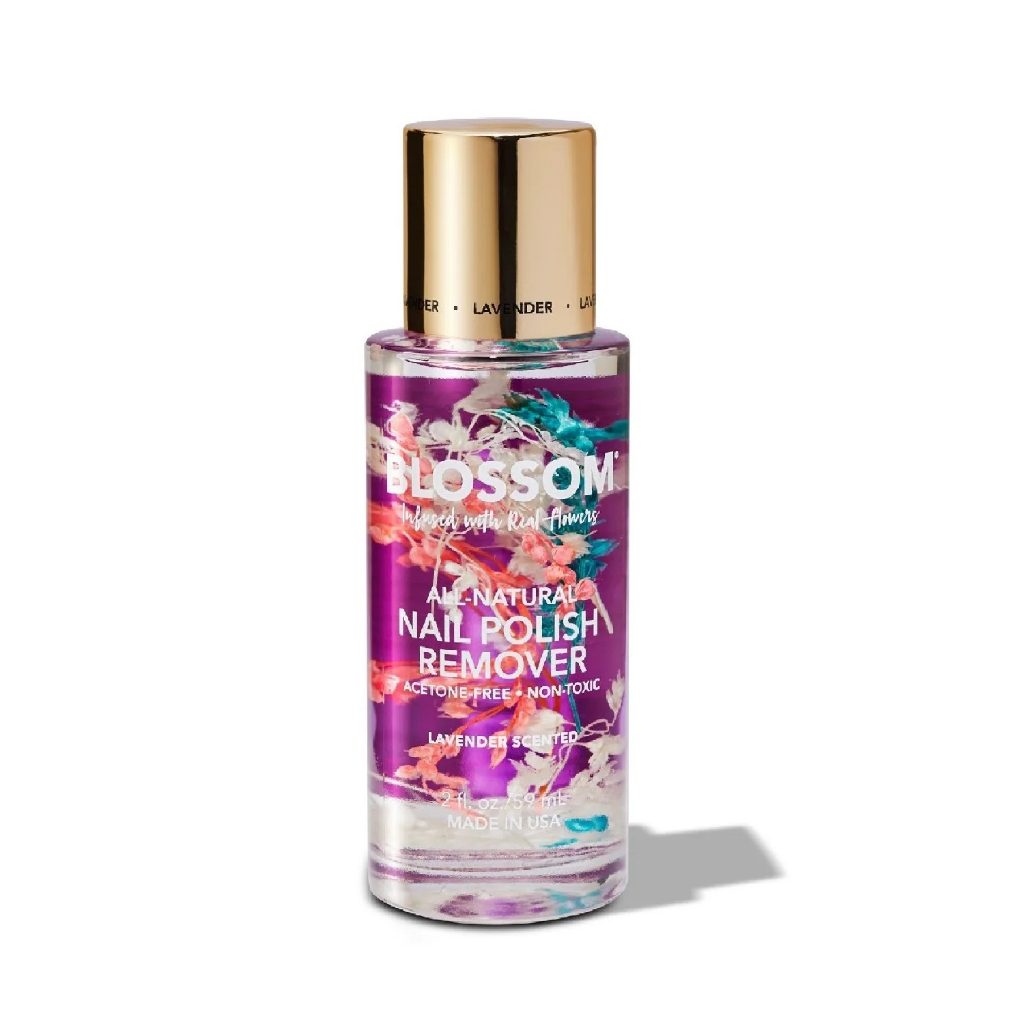 Blossom 璀璨加州 花朵香氛植物精油去光水 油性 薰衣草 花香 無丙酮 去光水 保濕 卸甲油 美甲工具 護甲 美甲